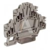 Złączka sprężynowa HMD.2N/CI/GR, połączona wewnętrznie, szara, 2-piętrowa, 2,5 mm²