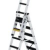 MUNK Günzburger Steigtechnik 033322 aluminium Drabina wielofunkcyjna, stopniowa 25.3 kg