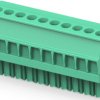 PCB terminal, 10 pole, pitch 3.5 mm, AWG 30-14, 11 A, cage clamp, green, 1-1986370-0
