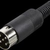 DIN connector, 5-pin, cube