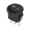 Przełącznik klawiszowy 2 pozycje 3 pin okrągły mini fi-15mm 3A/250V...