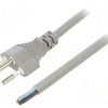 SN29-3/10/3.0GY Kabel: 3x1mm2, przewody,SEV-1011 (J) wtyk, 3m, 10A
