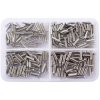 Quadrios 2010C391 Ferrule Set 300 pcs Non-Insulated Tin-Coated Copper