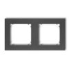 Mini Ramka Podwójna Grafitowa 11Mr-2