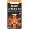 Absina 401022 Hearing Aid Battery ZA 13 1.4V 6 pieces Zinc Air PR48