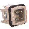 Złacze śrubowe (wkład) (0,75-1,5 mm2) 3+PE męskie 230/400V 10A Han A 09200032611