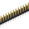 Pin header, 30 pole, pitch 2.54 mm, straight, black, SLLP208230S