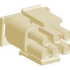 Obudowa złącza 6-pinowe 2-rzędowe raster: 6.35mm TE Connectivity Męski Montaż na panelu Universal MATE-N-LOK Złącza
