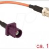 89675 HF cable, FAKRA D plug > FME socket, 15cm