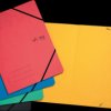 3011-10-99 Folder with elastic corner bands, A4, assorted, pack of five