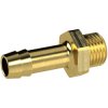Screw-in hose nozzle, L 91 mm, 25 bar, brass, for hose, 132487