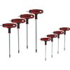 KS Tools 151.8165 T-Handle Torx Tamperproof Key Wrench Set, 8 Pcs