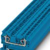 Through terminal block, tension clamp connection, 0.08-6.0 mm², 32 A, 8 kV, blue, 3031377