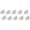 Connector kit, RJ10, 4 pole, 4P4C, cable assembly, BS72039-10, package with 10 pieces