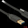 83717 USB 3.1 cable, a plug to C plug, screw top, 1 m