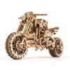 Scrambler UGR-10 z bocznym wózkiem - model mechaniczny do składania - fornir - 380 elementów - Ugearsmodels 70137