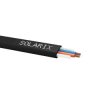 Światłowód zewnętrzny Solarix Flat DROP, 24F, G.657A1, 2000m, SXKO-FLAT-DROP-24-OS-HDPE