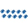 Dust protective cap, blue, for RJ45 socket, BS08-01023-10, package with 10 pieces