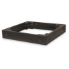 Enclosure base, sheet steel, (L x W x H) 600 x 600 x 100 mm, black, for Unique & Dynamic Basic network cabinets, DN-19 PLINT