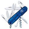 Victorinox 13703T2B1 Climber Swiss Army Knife Translucent Blue Blister Pack