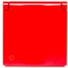 Simon 54 Pokrywa Gniazda Do Wersji Ip44 Z Przesłonami Antybakteryjna Czerwona...
