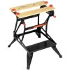 Black+Decker WM536-XJ Workbench Foldable, Steel Frame, 160kg Capacity