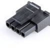 Molex Obudowa złącza pin żeńskiego na kabel Ilość pinów 4 Wymiary siatki: 3 mm 436450410 1 szt. torba