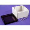 Hammond 1554P2GYSL Watertight PC Enclosure Smoked Lid 120 x 120 x 80 Grey