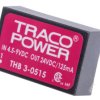 Przetwornica DC-DC, 3W, Uwe 4,5 → 9 V DC, Uwy 24V dc, Iwy 125mA Nie, TRACOPOWER Tak