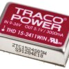 Konwerter DC/DC THD 15WIN, Uwe 36V dc, Uwe 9V, Uwy 5.1 V dc, TRACOPOWER 3 A 15 W -40 °C 85 °C Otwór przelotowy