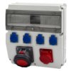 Rozdzielnica Caja 15M - Gniazda 32A 5P, 63A 5P, 4X230v /15 Modułów/