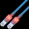 CS1OBCDCD0250 Cat.6 LED patch cable, DualBoot, S/FTP blue, 25 m