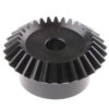 Przekładnia stożkowa, Stal, zęby: 30, Skośne, skok: 2mm, kąt: 20, otwór: 12mm