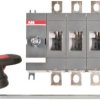 Przełącznik izolacyjny 4-biegunowy-biegunowy 200A ABB Montaż na podstawie 144kW