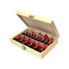 Faithfull FAIRBS15 1/2in TCT Router Bit Set, 15 Piece