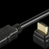 Connection cable, 2 m, black, HDMI plug type A, straight to HDMI plug type A, straight, ICOC-HDMI-LE-020