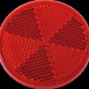 6013 Trailer - reflector, round, self-adhesive, red