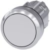 Siemens 3SU10500AB600AA0 SIRIUS ACT pushbutton white metal 22mm round
