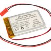 Akumulator; Li-Po; LP503448; 3,7V; 800mAh; 5x34x48mm; Zabezpieczenie PCM; konektor+ gniazdo 2,54*2piny; AKYGA; RoHS