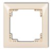 DECO Ramka uniwersalna z tworzywa DECO Soft beżowy 1DRSO-1 KARLIK