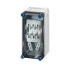 Skrzynka Mi z pods. bezp. mocy, IP 65, wlk.1 - 150x300x170, 1xNH 00, 125A, 3-bieg.+PE+N Mi 4150 2000154