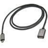 Kabel USB gn.A-mikroUSB 1m K&M OTG gniazdo-wtyk przedłużacz K&M