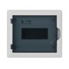 Rozdzielnica modułowa 1x8 p/t ECONOMIC BOX RP 1/8 drzwi transparentne (N+PE) IP40 2512-01