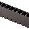 Pin header, 5 pole, pitch 3.81 mm, straight, black, 1863010000