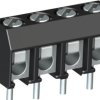 PCB terminal, 5 pole, pitch 5 mm, AWG 22-14, 17 A, screw connection, gray, 20871055