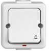 JANTAR Przycisk zwierny /dzwonek/ podświetlany n/t IP44 biały /przykręcany klawisz/ WNT-7J/S