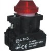 Lampka sygnalizacyjna 22mm czerwona 24-230V AC/DC W0-LDU1-L22WD C