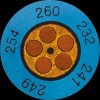 0646 0074 Mini temperature indicator testoterm, +116 ... +138 °C, 10 pcs.