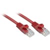 LINDY 48186 RJ45 Patch Cable Cat.6 U/UTP 7.5m Red Snagless 1 pc(s)