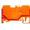 Złączka szynowa 2-przewodowa 1,5mm2 pomarańczowa 279-902